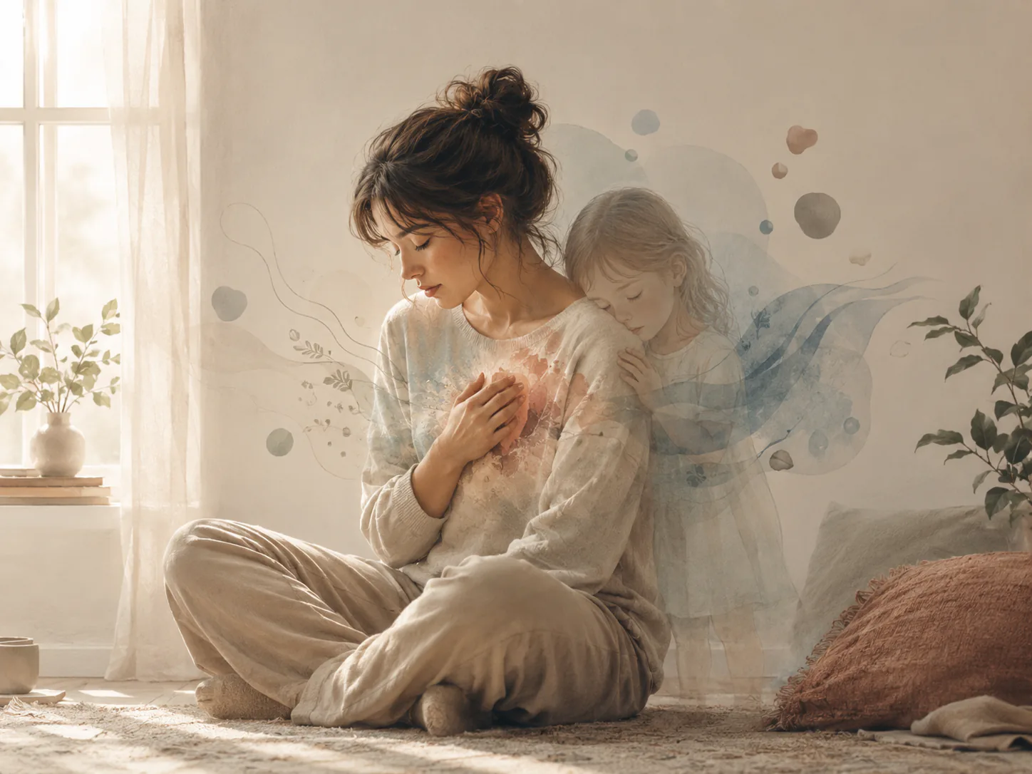 A woman moving freely outdoors as she reconnects with her body